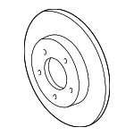 18023592 - : Disc Brake Rotor Rear for GM Image