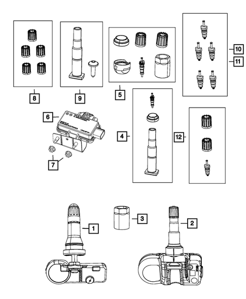 Tire Monitoring System for 2018 Dodge Charger #0