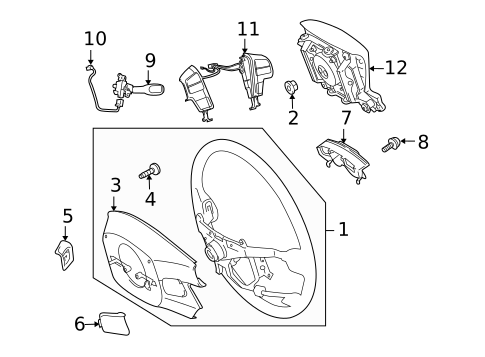 Steering Wheel & Trim for 2010 Toyota Land Cruiser #0