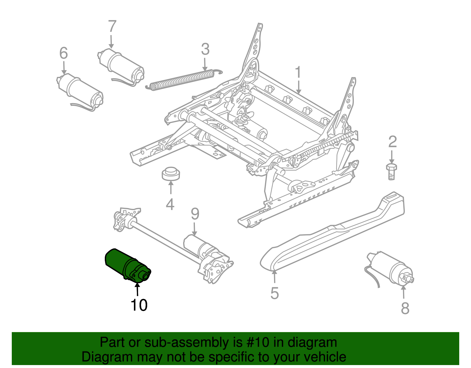 Adjust Motor - BMW (52-10-7-112-677)