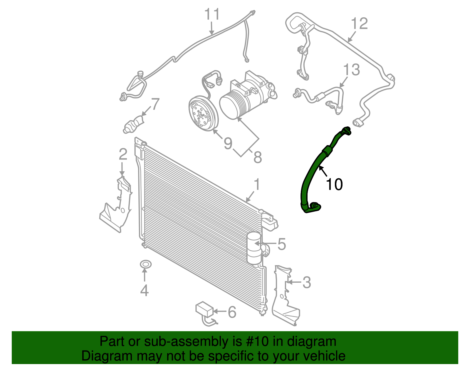Return Hose - Nissan (92480-ZS21A)