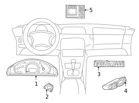Switches, Solenoids & Actuators for 2002 Mercedes-Benz C240 #0