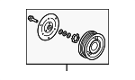 389006B2A01 - HVAC: Clutch &amp; Pulley for Acura Image