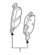 5Q0698451AD - Brakes: Disc Brake Pad Set for Audi: A3, A3 Quattro Image