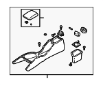 92060FA111OE - Body: Console Assembly for Subaru: Impreza Image