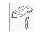 8721260270 - Body: Lower Duct for Lexus: LX570 Image