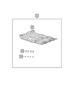 82215809 - Mopar Accessories - Component Parts: Skid-front Plate Kit for Mopar Image