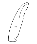 20820408 - Body: Seat Back Pad for Cadillac: CTS Image