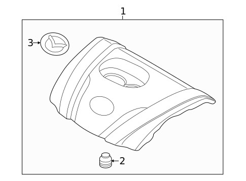 Engine Appearance Cover for 2015 Mazda 3 #0