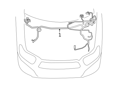 Wiring Harness for 2009 Toyota Highlander #0
