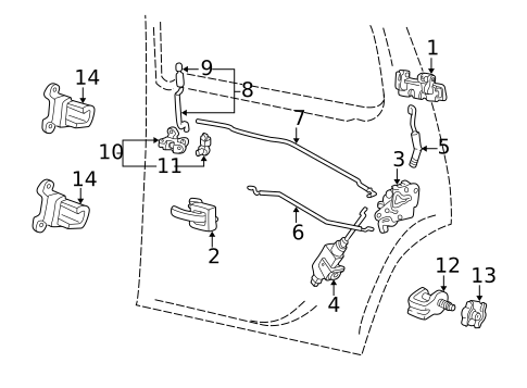 Rear Door for 2003 Ford Explorer Sport Trac #0
