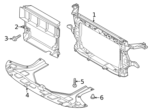 Radiator Support for 2021 Hyundai Venue #0