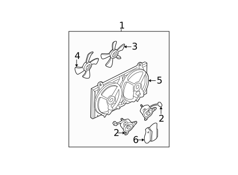 Cooling Fan for 2003 Nissan Altima #0