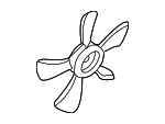214868J000 - Cooling System: Fan Blade for Nissan: Altima, Maxima, Quest Image