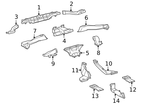 Ducts for 2020 Lexus GX460 #0