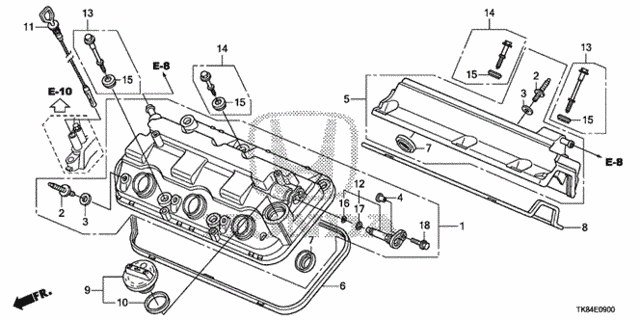 Cylinder Head Cover for 2012 Honda Odyssey #0