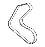 C2D39175 - Cooling System: Drive Belt for Jaguar Image