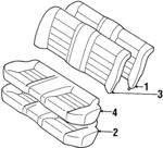 7150712100 - Body: Seat Back Frame for Toyota: Corolla Image