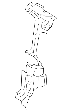 DT1Z6127801A - Body: Quarter Panel Reinforcement for Ford Image
