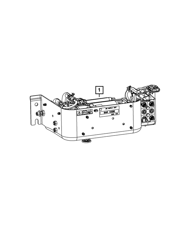 « 68540592AB –  : Suspension Pneumatique Ensemble Compresseur pour Mopar Image »