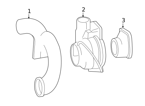 Ducts for 2016 Mercedes-Benz GLE450 AMG #1
