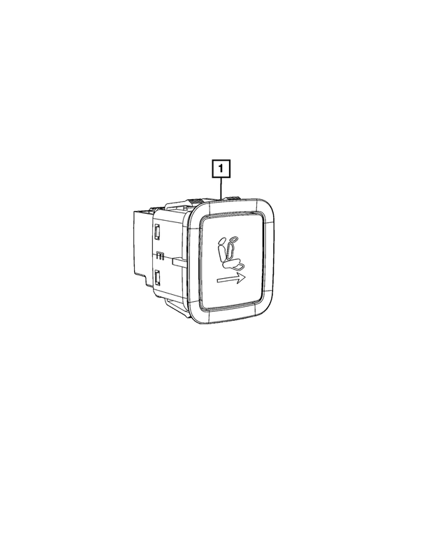 68427273AE - Electrical: Power Seat Switch, Left for Mopar Image