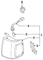 8944345673 - Electrical: Signal Lamp Assembly for Isuzu Image