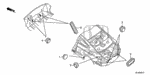 91601TK4A01 - Interior/Bumper: PLUG, BLIND (25MM) for Honda Image