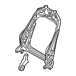 4M0881045P - Body: Seat Back Frame for Audi Image