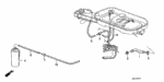 91405PM5004 - Electrical/Exhaust/Heater/Fuel: CLAMP, TUBE (D17) for Honda Image