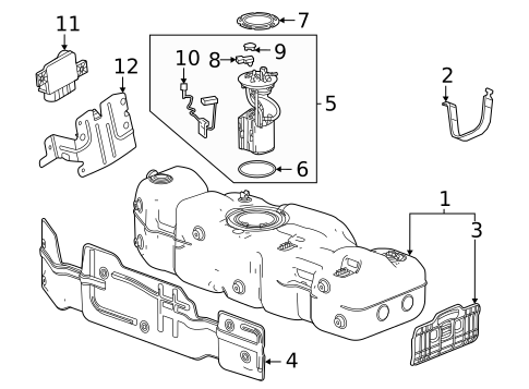 Hardware, Fasteners & Fittings for 2025 Cadillac Escalade #0
