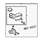 58510M6220 - : Master Cylinder for Kia: Forte Image
