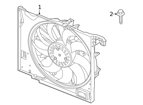 Cooling Fan for 2013 Jaguar XJ #0