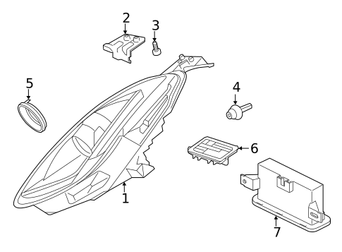 Bulbs - Chassis for 2020 Jaguar F-Type #0