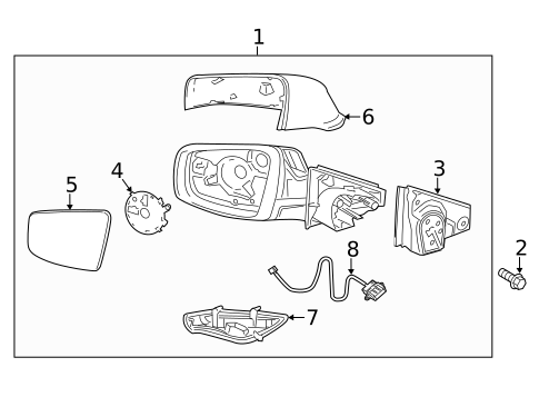 Outside Mirrors for 2016 Buick LaCrosse #0