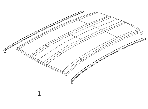 Exterior Trim - Roof for 2025 Fiat 500E #0