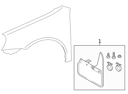 Exterior Trim - Fender for 2011 Volkswagen Jetta #0