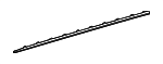 2146980500 - : Front Molding for Mercedes-Benz Image