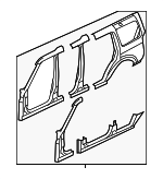 LR007058 - Body: Uniside Assembly for Land Rover: LR2 Image