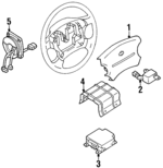 255541S726 - : Clock Spring for Nissan: Pickup Image
