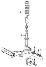 357513031S - Suspension: Shock Absorber for Volkswagen: Passat Image