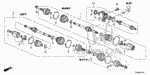 44317SNEA21 - Chassis: BAND, OUTBOARD BOOT (GKN) for Honda Image