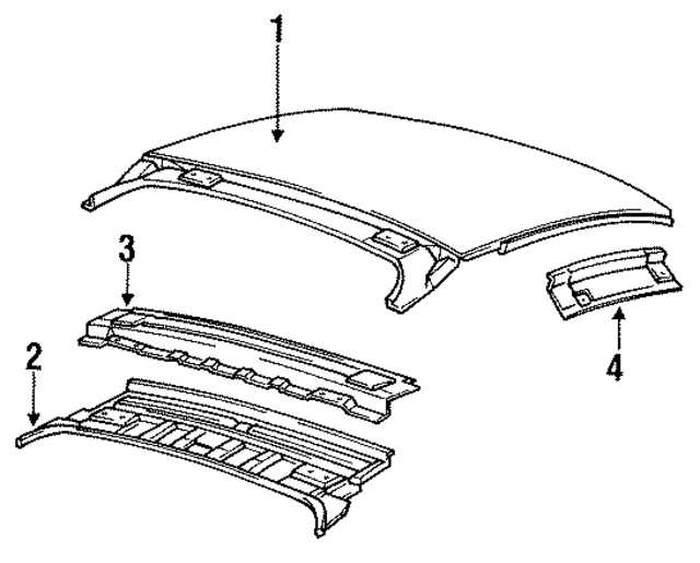 4206821 - Body: Roof Panel for Mopar Image