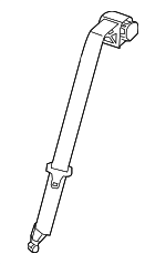 72115A0C683 - : Outer Belt Assembly for BMW: 430i Gran Coupe, 430i xDrive Gran Coupe, i4, M440i Gran Coupe, M440i xDrive Gran Coupe Image