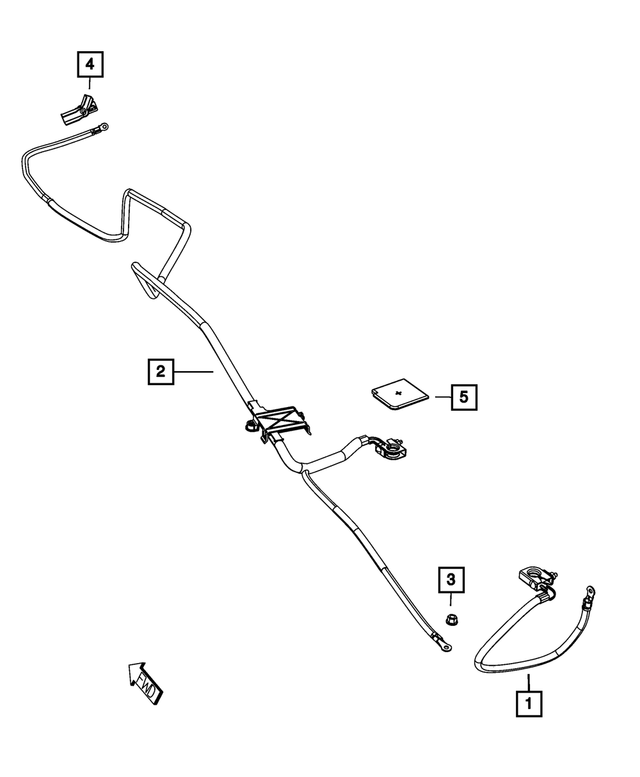 4607107AC - Electrical: Battery Negative Wiring for Mopar Image
