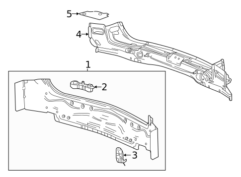 Rear Body for 2023 Chevrolet Traverse #0