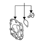 38350AR500 - Front Drive Axle: Axle Cover for Infiniti Image