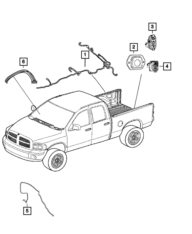 68149966AB - Electrical: Chassis Wiring for Mopar Image image