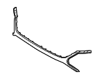 3CN807221FGRU - Body: Bumper Cover for Volkswagen Image