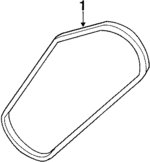 XF5Z8620AC - Maintenance &amp; Lubrication: Serpentine Belt for Mercury: Villager Image